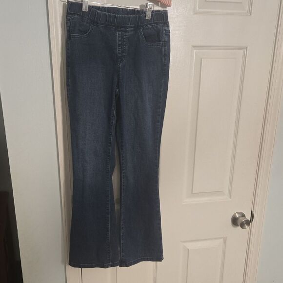 Cat & Jack Dark Blue Flare Jeans - Picture 1 of 5